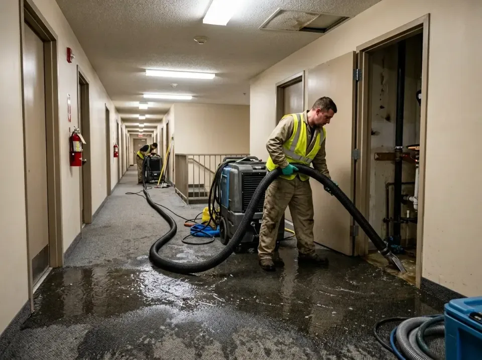 multi-unit-apartment-hallway-f-005 — frequently asked questions, Emergency Burst Pipe Water Extraction & Removal in Castle S…